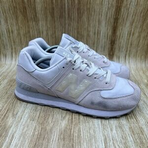New Balance 574 Women's Size 9 Grey Beige Classic Shoes Sneakers Casual WL574WNT